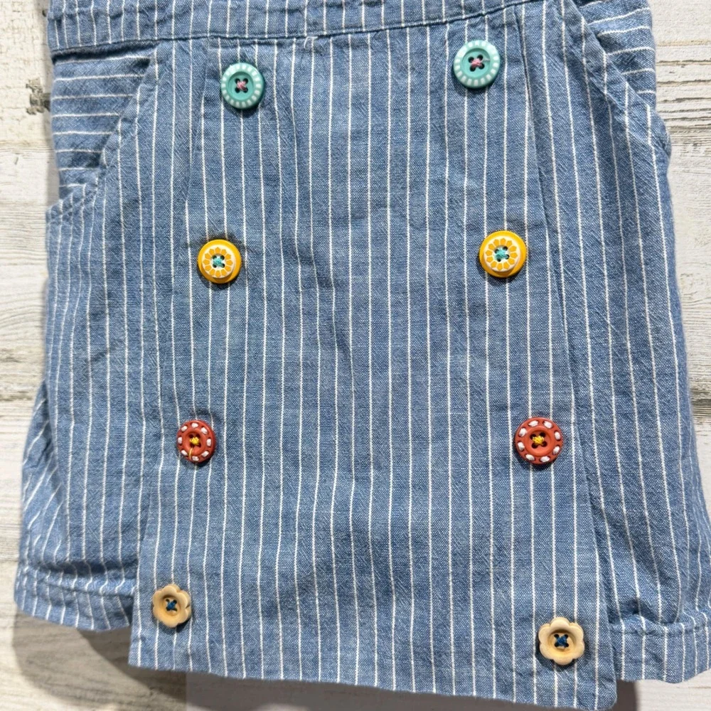 Matilda Jane Dress Romper Bundle Girls 6 Blue Striped Ruffle Classic